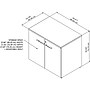 Bush Business Furniture Office 500 30" Storage Cabinet with Two Shelves, Storm Gray (OFS136SGSU)~#|#~sp81262280_sc7