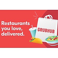 $50 GrubHub Gift Cards Email Delivery Deals