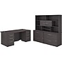 Bush Business Furniture Office 500 72"W Executive Desk with Drawers, Lateral File Cabinets and Hutch, Storm Gray (OF5001SGSU)~#|#~sp81507566_sc7