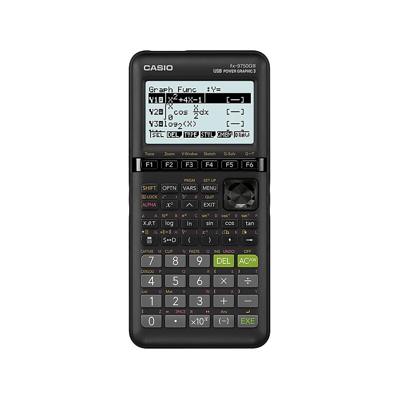 Casio FX-9750GIII Graphing Calculator, Black image 1