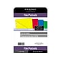 AT-A-GLANCE File Pockets 5.5" x 8.5", Assorted Colors, 4/Pack (031-730)~#|#~sp81508382_sc7