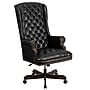 Flash Furniture Turner Ergonomic LeatherSoft Swivel High Back Fully Tufted Executive Office Chair, Black (CI360BK)~#|#~sp81611471_sc7