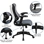 Flash Furniture Kale Ergonomic Mesh Swivel High Back Executive Office Chair, Gray (BLZP806GY)~#|#~sp81611479_sc7