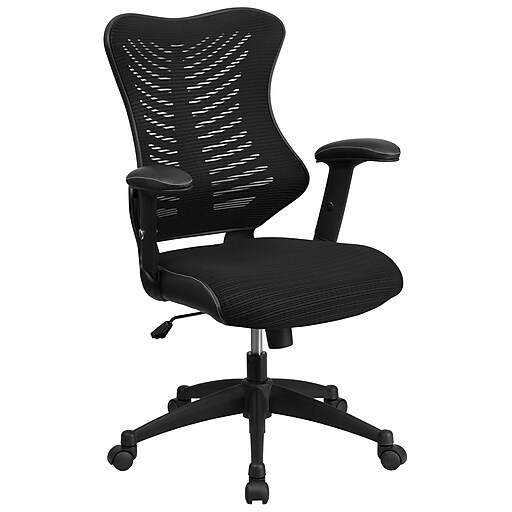 Flash Furniture Mesh Executive Chair Black Bl Zp 806 Bk Gg Staples