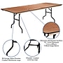 Flash Furniture Fielder Folding Table, 96" x 36", Natural (XA3696P)~#|#~sp81612317_sc7