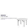 Flash Furniture Kathryn Folding Table, 48" x 48", Granite White (RB48R)~#|#~sp81612385_sc7