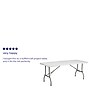 Flash Furniture Kathryn Folding Table, 72" x 30", Granite White (RB3072FH)~#|#~sp81612390_sc7