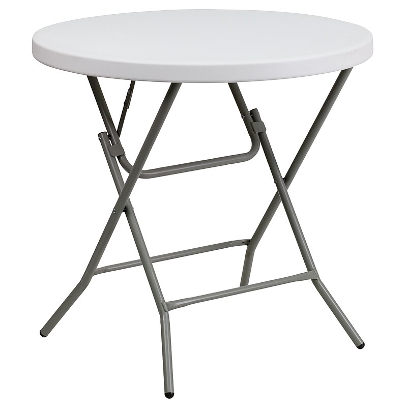 Flash Furniture Elon Folding Table, 31.5" x 31.5", Granite White (DADYCZ80RGW) image 1
