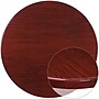 Flash Furniture 48'' Round Resin Table Top; Mahogany (TPMAH48RD)~#|#~sp81613160_sc7