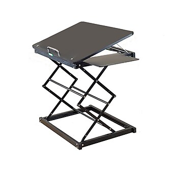 Uncaged Ergonomics CD4 16.25" x 12.25" Metal Laptop Stand, Black (CD4-b)