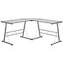 Flash Furniture 84" Glass L-Shape Computer Desk, Clear/Silver (NANCD22181)~#|#~sp81615776_sc7