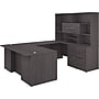 Bush Business Furniture Office 500 72"W U Shaped Executive Desk with Drawers and Hutch, Storm Gray (OF5003SGSU)~#|#~sp81712306_sc7
