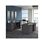 Bush Business Furniture Office 500 72"W Adjustable U-Shaped Executive Desk with Drawers, Storm Gray (OF5005SGSU)~#|#~sp81712345_sc7
