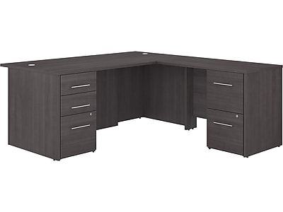 Staples l shaped shop desk