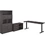 Bush Business Furniture Office 500 72"W Adjustable Desk with Storage and Bookcase, Storm Gray (OF5006SGSU)~#|#~sp81712390_sc7