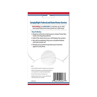 ComplyRight Federal and State Labor Law Poster Set (CRPS04)