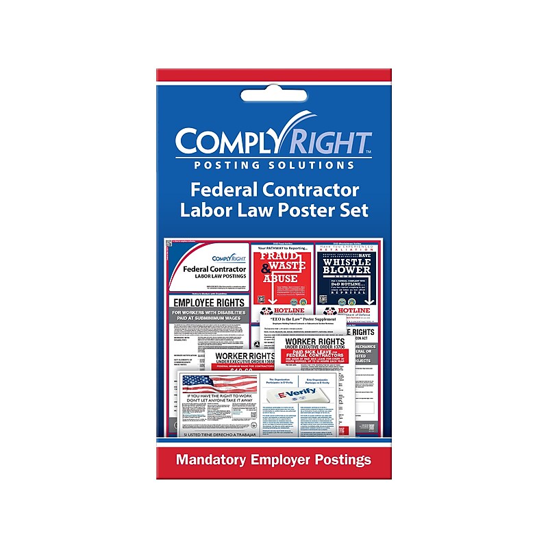 ComplyRight Federal Contractor Labor Law Poster Set (CRPS06) image 1
