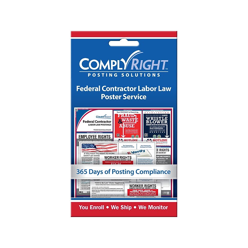 ComplyRight Federal Contractor Poster Service (CRPS03) image 1