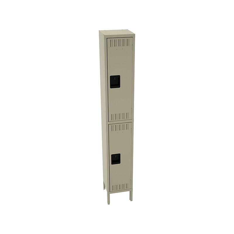 Tennsco 78" 2-Tier Sand Storage Locker (DTS-121236-1-SND) image 1