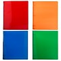 JAM Paper 1" 3-Ring Non-View Binders, Assorted, 4/Pack (751T1RBORCL)~#|#~sp82108687_sc7