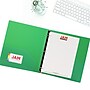 JAM Paper 1" 3-Ring Non-View Binders, Assorted, 4/Pack (751T1RBORCL)~#|#~sp82108690_sc7