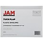 JAM Paper Plastic Envelopes with Tuck Flap Closure, Letter Booklet, 8.875 x 12, Clear, 12/Pack (459SCLEAR)~#|#~sp82108786_sc7