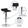 Flash Furniture Contemporary Vinyl Low Back Barstool, Adjustable Height, Black (DS801CONTBK)~#|#~sp82711409_sc7