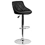 Flash Furniture Contemporary Vinyl Barstool, Adjustable Height, Black (CH82028ABK)~#|#~sp82711795_sc7