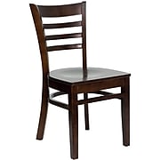 Flash Furniture Hercules Contemporary Wood Dining Chair, Walnut Finish (XUDGW0005LADWAL)