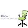 Flash Furniture Nicholas Ergonomic Mesh Swivel Mid-Back Multifunction Executive Office Chair, Green (HL0001GN)~#|#~sp82712462_sc7