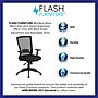 Flash Furniture Cleo Ergonomic Mesh Swivel Mid-Back Executive Office Chair, Black (HL0004K)~#|#~sp82712611_sc7