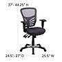Flash Furniture Nicholas Ergonomic Mesh Swivel Mid-Back Multifunction Executive Office Chair, Dark Gray (HL0001DKGY)~#|#~sp82712616_sc7