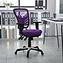 Flash Furniture Nicholas Ergonomic Mesh Swivel Mid-Back Multifunction Executive Office Chair, Purple (HL0001PUR)~#|#~sp82712618_sc7