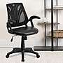 Flash Furniture Sam Ergonomic LeatherSoft/Mesh Swivel Mid-Back Task Office Chair, Black (GOWY82LEA)~#|#~sp82712620_sc7