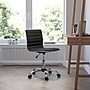 Flash Furniture Alan Armless Vinyl Swivel Low Back Task Office Chair, Black/Chrome (DS512BBK)~#|#~sp82712627_sc7