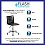Flash Furniture Alan Armless Vinyl Swivel Low Back Task Office Chair, Black/Chrome (DS512BBK)~#|#~sp82712629_sc7