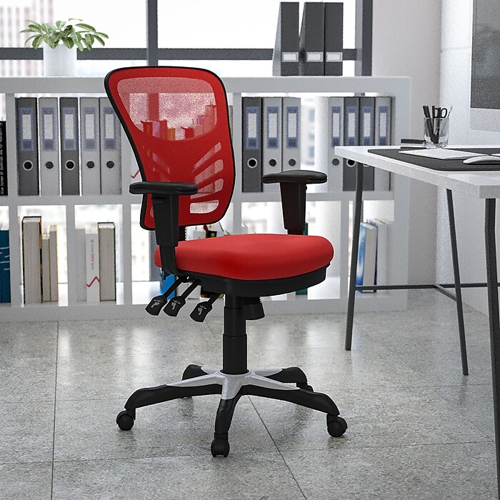 Flash Furniture Nicholas Ergonomic Mesh Swivel Mid-Back