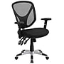 Flash Furniture Sam Ergonomic Mesh Swivel Mid-Back Multifunction Task Office Chair, Black (GOWY89)~#|#~sp82712681_sc7