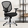 Flash Furniture Sam Ergonomic Mesh Swivel Mid-Back Multifunction Task Office Chair, Black (GOWY89)~#|#~sp82712682_sc7