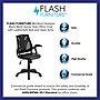 Flash Furniture Sam Ergonomic LeatherSoft/Mesh Swivel Mid-Back Task Office Chair, Black (GOWY82LEA)~#|#~sp82712688_sc7