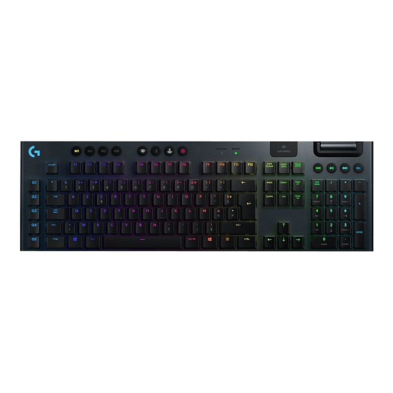 Logitech G915 LIGHTSPEED GL Linear Wireless Gaming RGB Mechanical Keyboard, Black (920-008954) image 1