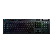Logitech G915 LIGHTSPEED Wireless RGB Mechanical Gaming Keyboard, GL Clicky, Black (920-009103)