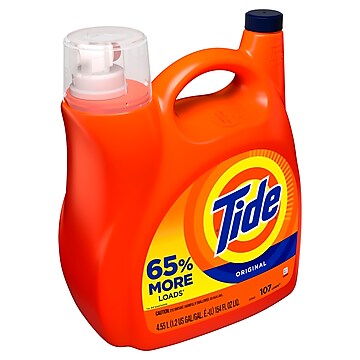 Tide HE Turbo Clean Original Liquid Laundry Detergent, 154 Oz. (60554)
