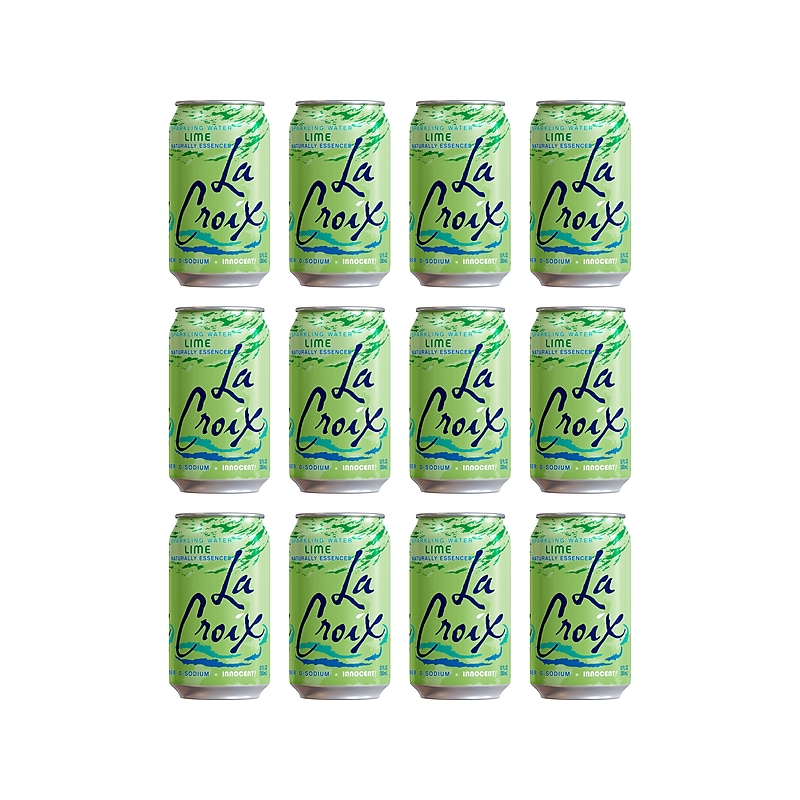 LaCroix Diet Lime Soft Soda, 12 Oz., 12/Pack (WNT65434) image 1