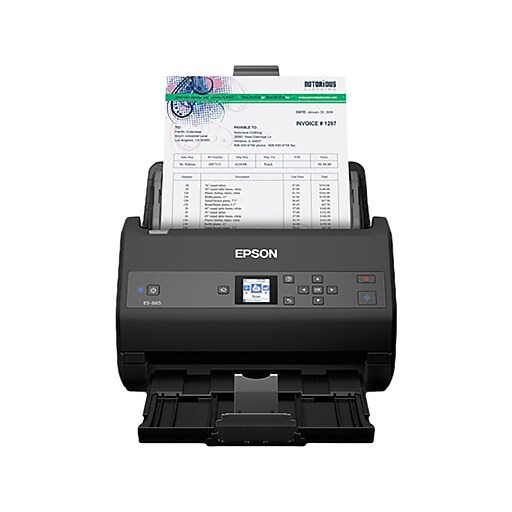 Epson ES865 HighSpeed Duplex Desktop Document Scanner, Auto Document