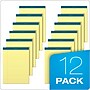 TOPS Docket Notepads, 8.5" x 11.75", Wide Ruled, Canary, 50 Sheets/Pad, 12 Pads/Pack (TOP63400)~#|#~sp83720014_sc7