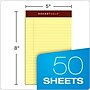 Tops Docket Gold Notepads, 5" x 8", Canary, 50 Sheets/Pad, 12 Pads/Pack~#|#~sp83720016_sc7