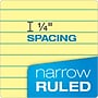 TOPS Docket Notepads, 8.5" x 11.75", Narrow Ruled, Canary, 100 Sheets/Pad, 6 Pads/Pack (TOP 63376)~#|#~sp83720025_sc7