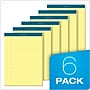 TOPS Docket Notepads, 8.5" x 11.75", Narrow Ruled, Canary, 100 Sheets/Pad, 6 Pads/Pack (TOP 63376)~#|#~sp83720028_sc7