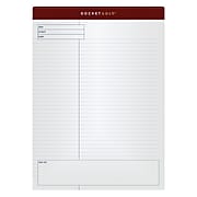 TOPS Docket Notepads, 8.5" x 11.75", Quad, White, 40 Sheets/Pad, 4 Pads/Pack (TOP 77102)